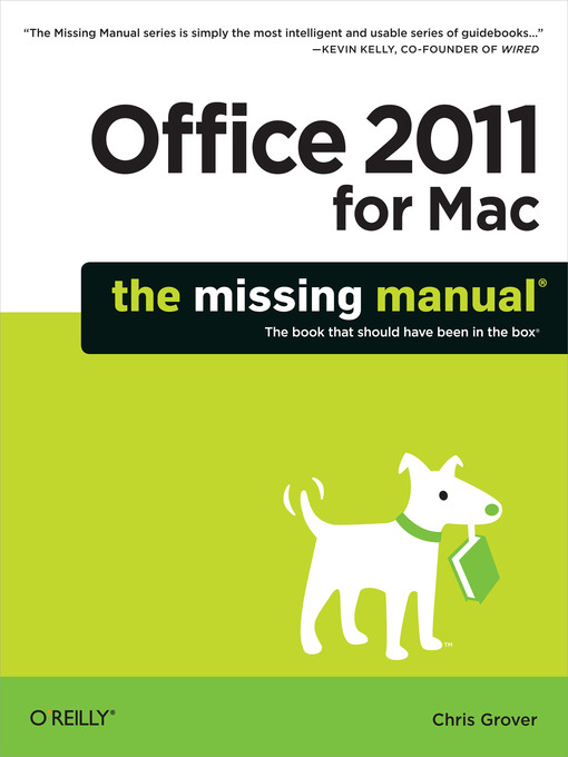 Title details for Office 2011 for Macintosh by Chris Grover - Available